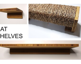 Wall shelves for cats - Small set - Wall perch - Scratching post - EVEREST - SEQUOIAcattrees™