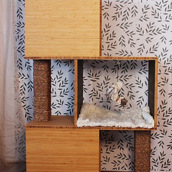 Cat Tree House Etsy