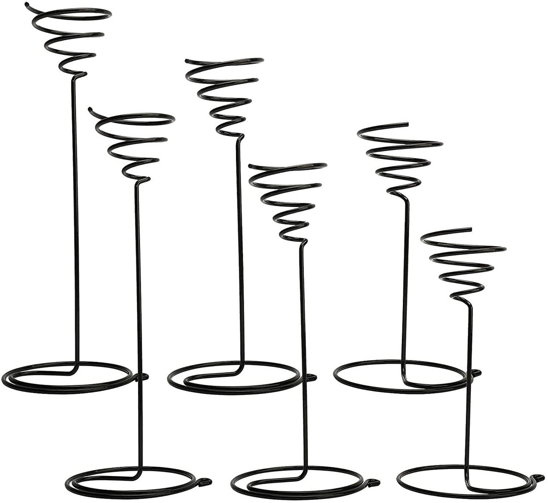 Metal Air Plant Holder Pot Black Swirl Air Plant Pot Holder Etsy