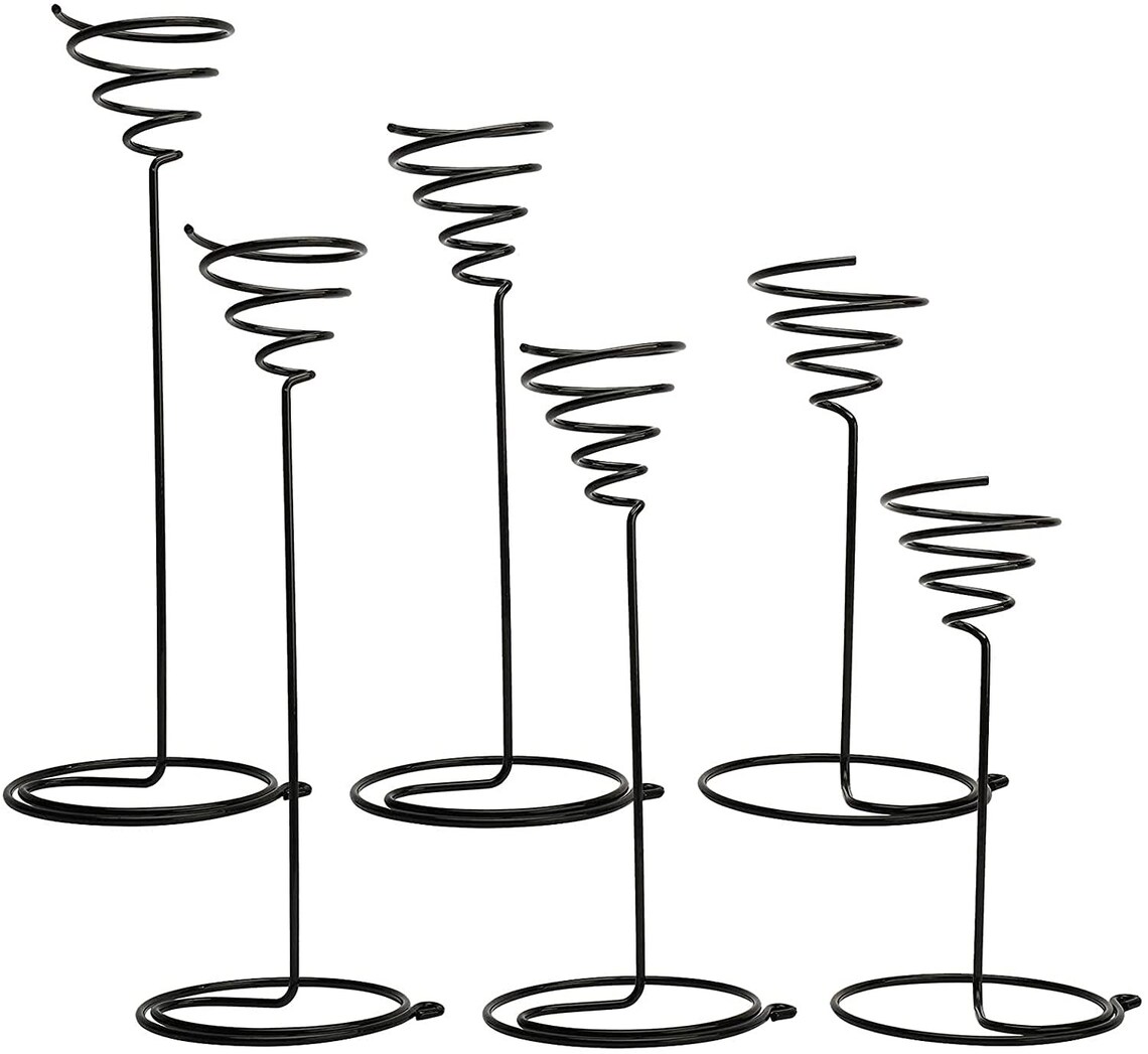 Metal Air Plant Holder Pot Black Swirl Air Plant Pot Holder Etsy