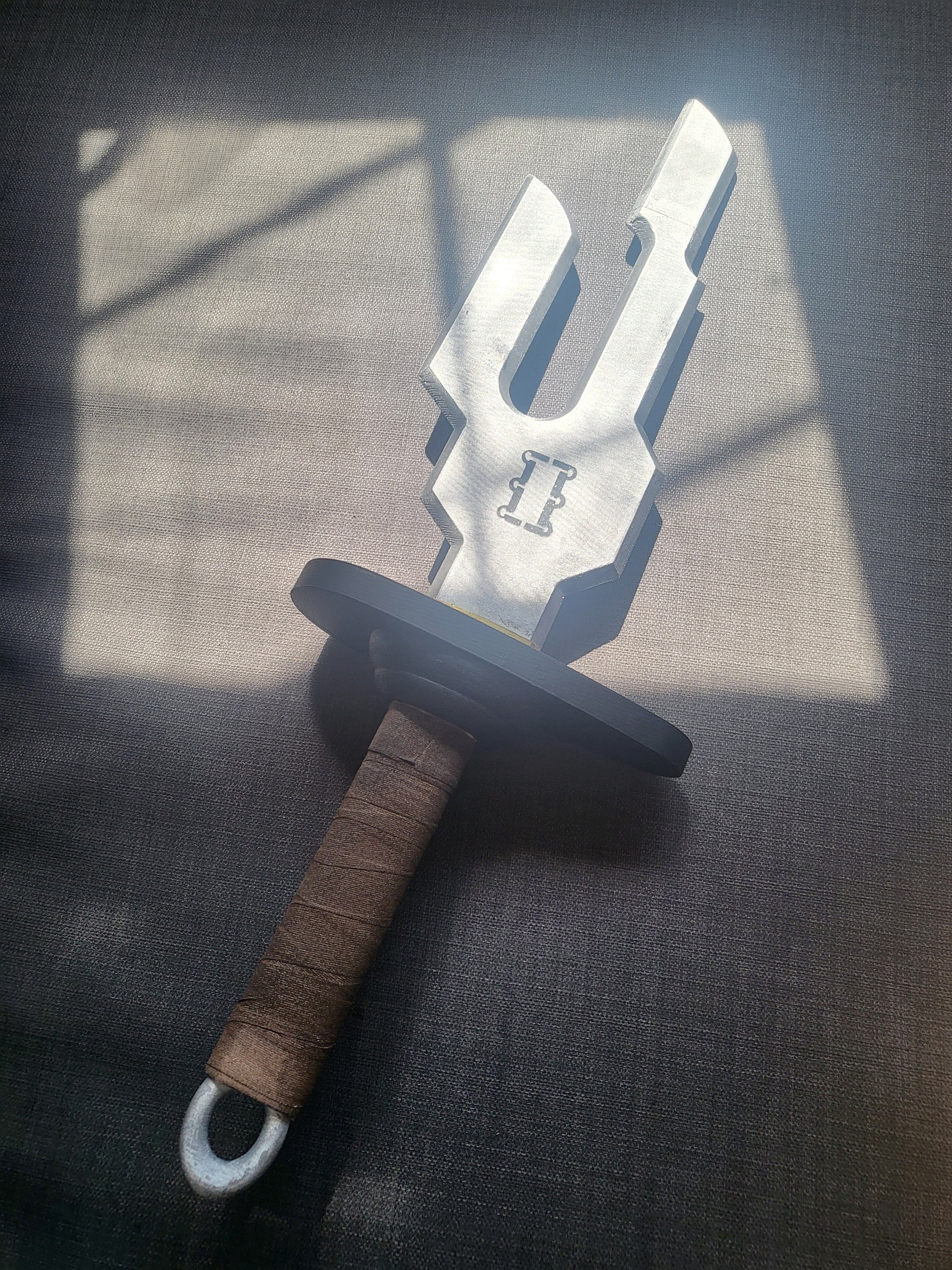 3D Printed Bisento Spear of white beard One Piece 3D print model by  fito_pin