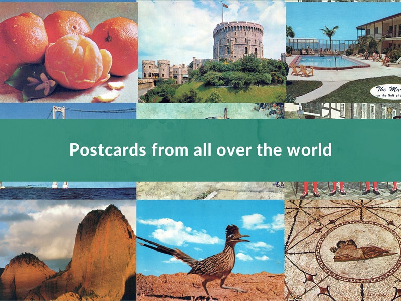 30 Vintage Unused Postcards. All Unstamped and Perfect for Etsy