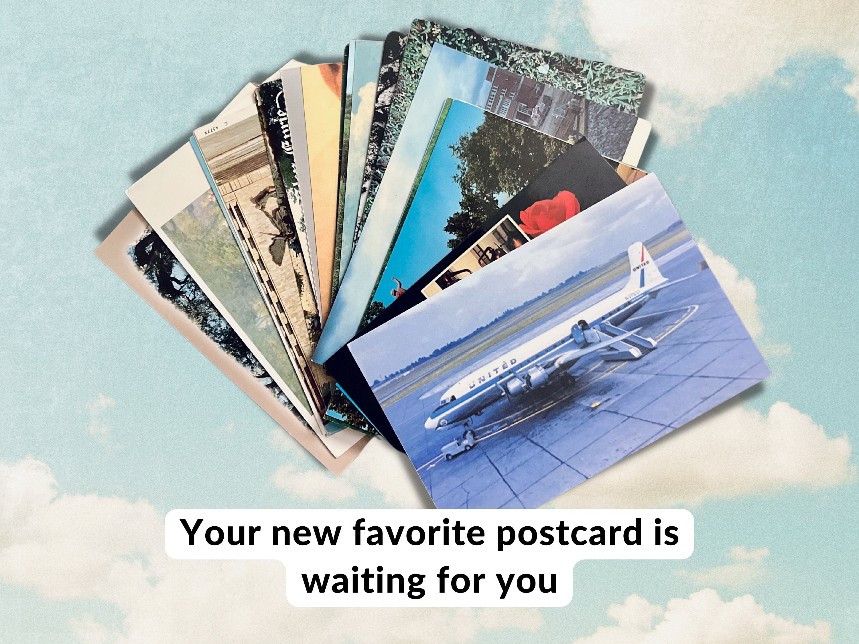 30 Vintage Unused Postcards. All Unstamped and Perfect for Etsy