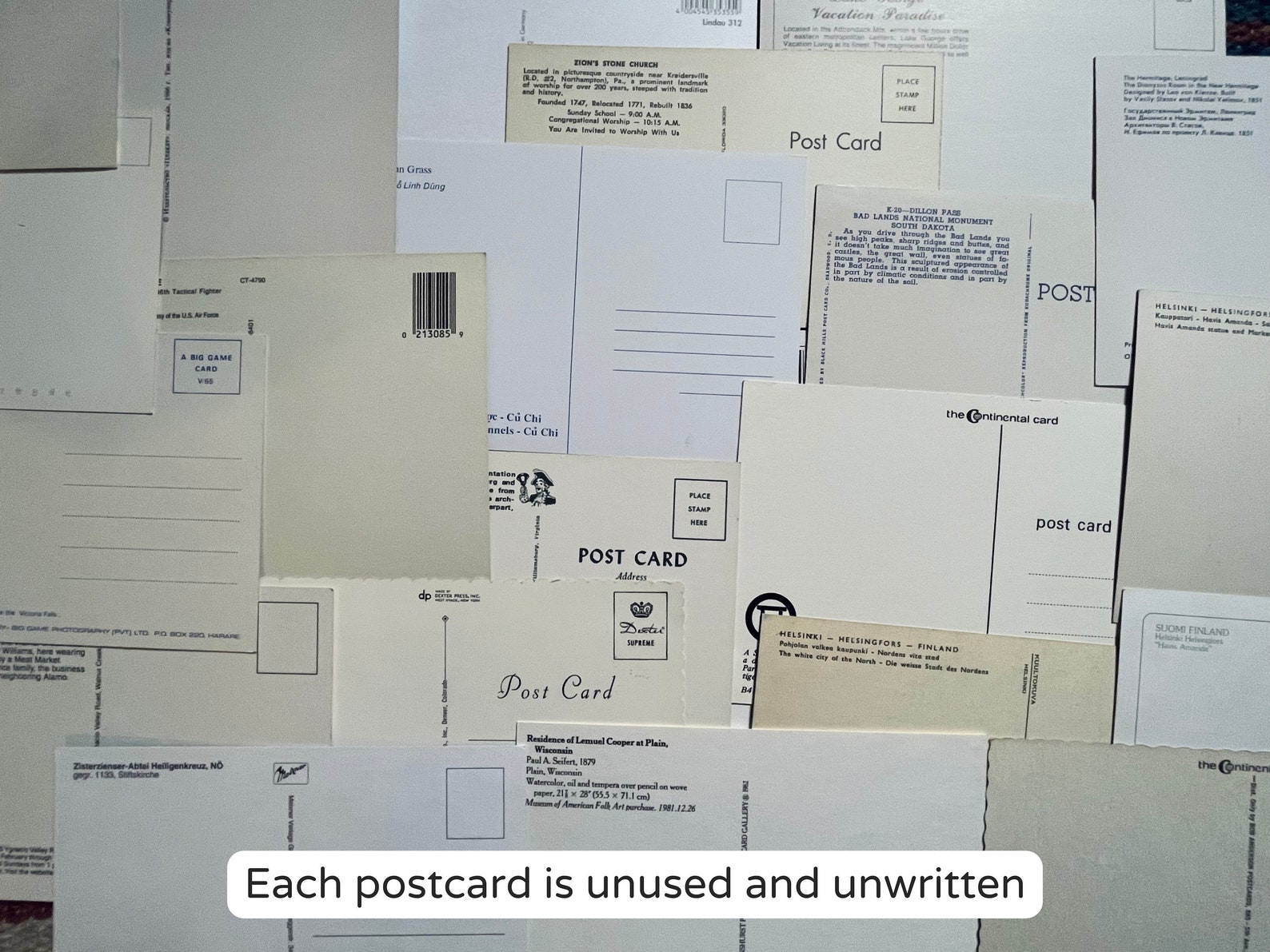 30 Vintage Unused Postcards. All Unstamped and Perfect for Etsy
