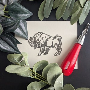 Yellowstone Print Series | Hand Carved | Hand Printed | Original Block Print Art