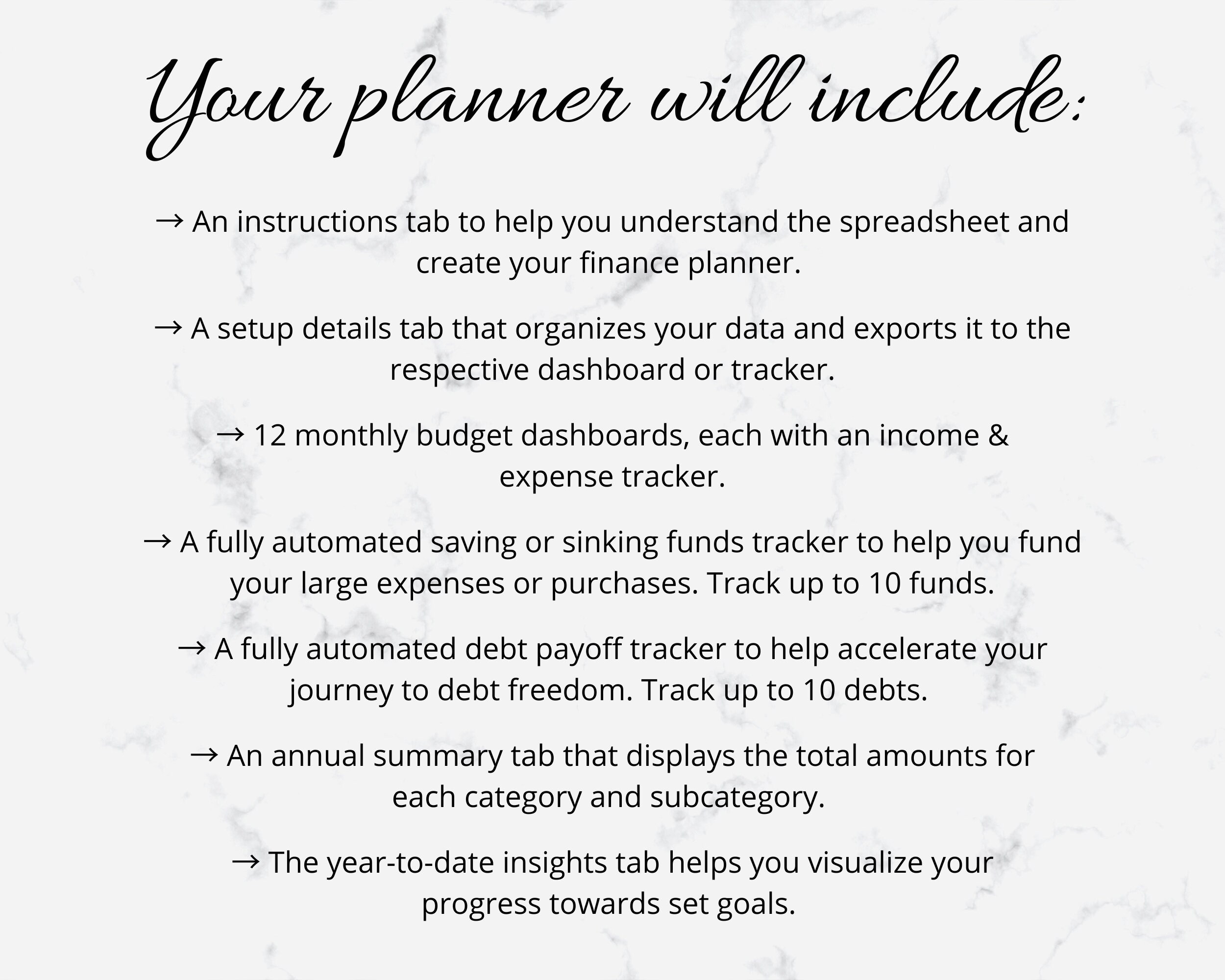 Annual Budget Spreadsheet: Google Sheets Finance Planner (digital ...