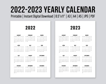 Calendar 2023 | Etsy
