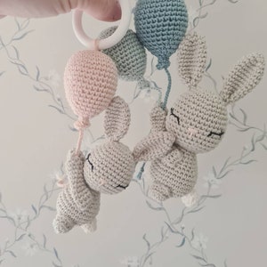 Storasyster kanin -Astrid- och Lillasyster kanin -Viola-, Mönsterpaket. Swedish crochet pattern