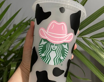 Cow Print Starbucks Venti Cold Cup – Blush and Bash Studio