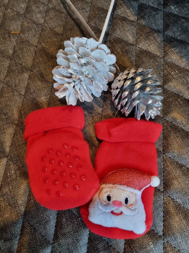 Infant christmas socks sales