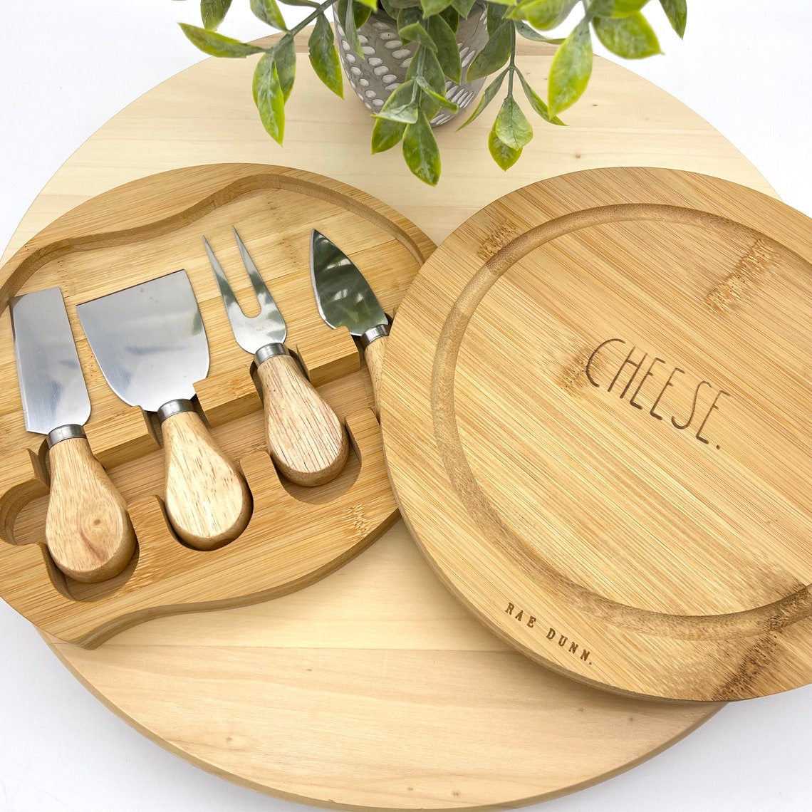 Rae Dunn Cheese Board and Knife Set Rae Dunn Bread Board Etsy