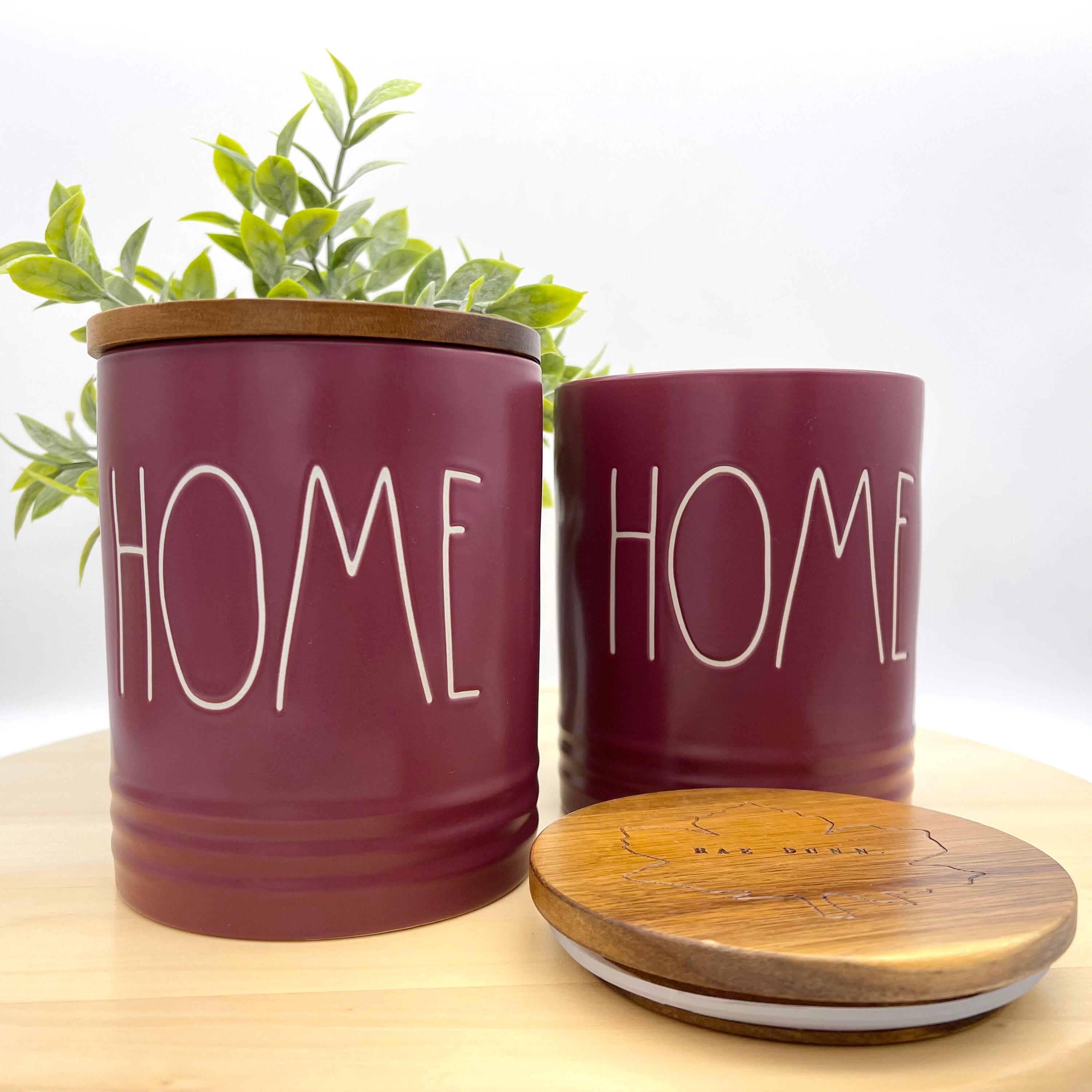 Rae Dunn set of fall canisters