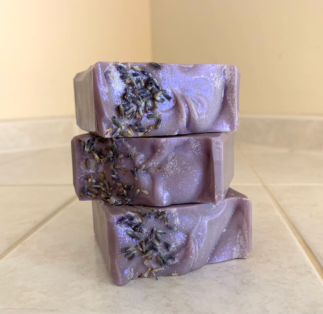 Lavender Body Bar - Handmade Cold Process - Etsy