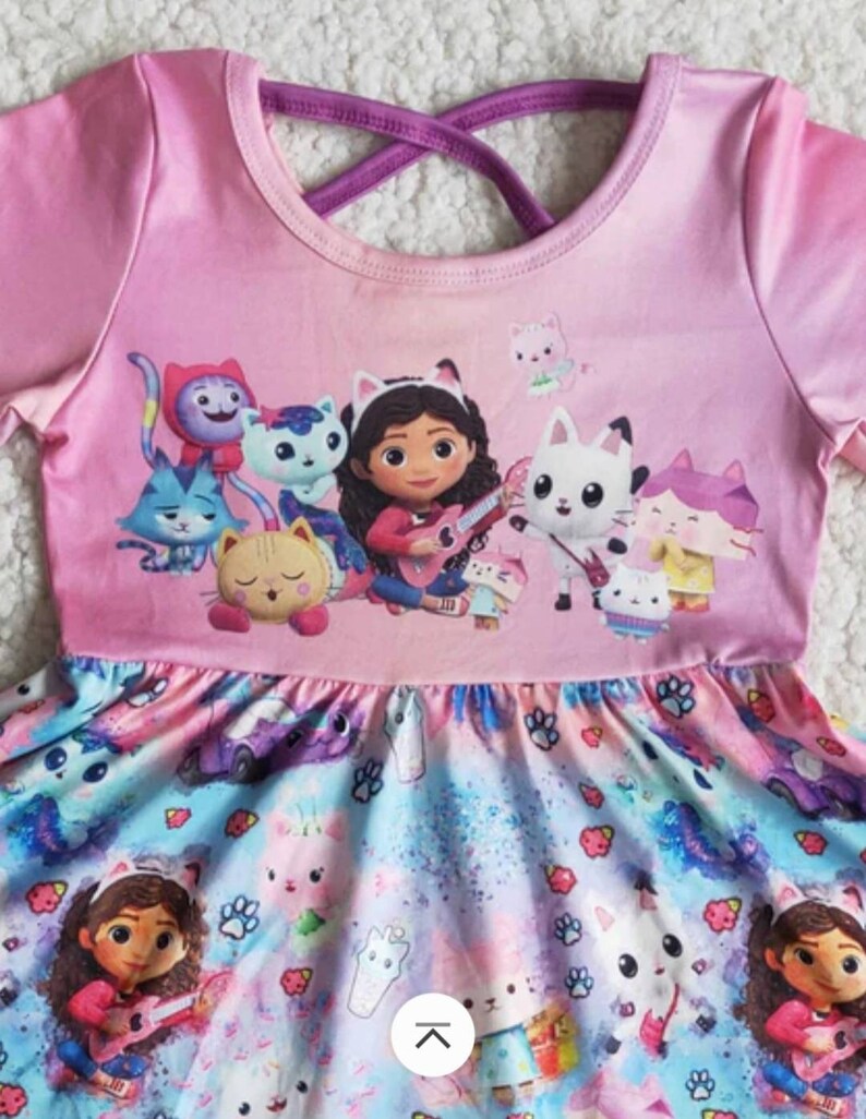 RTS Gabby's Dollhouse Catastic Boutique Dress Girls Dress Etsy