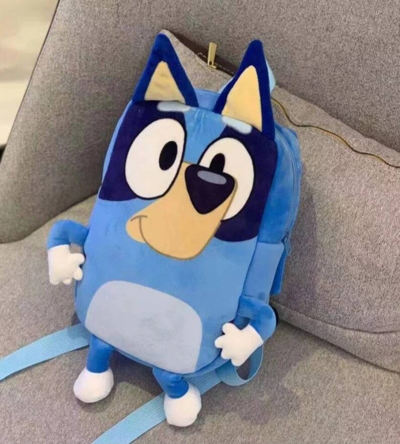 Bluey Heeler Dog Plush Backpack Toddler Preschool Size Disney Etsy