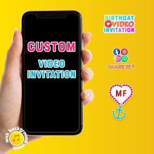 Custom Vide Invitation, All Themes Best Animation TEAM
