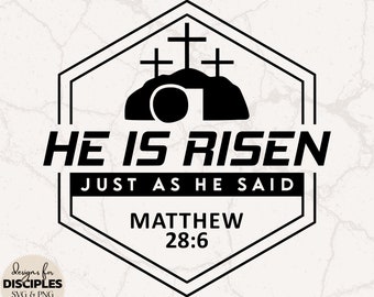 He Is Risen SVG | It Is Finished SVG | John 19:30 SVG | Tetelestai svg | Matthew 28 svg | Saved By Grace | Mens Easter Shirt | Empty Tomb