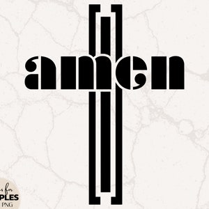 Amen SVG | Christelijke SVG | Bijbelvers SVG | Bijbelvers | Christelijk overhemd | Jezus-svg | Christelijk gezegde | Christelijke sublimatie | Kruis