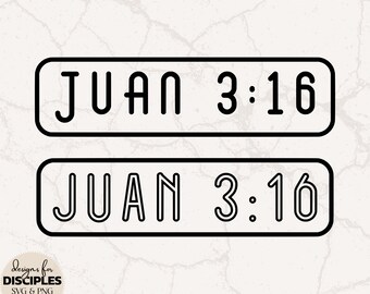 Juan 3:16 SVG | Porque Tanto Amo Dios Al Mundo svg | Misión svg | Viaje Misionero svg | Christian SVG | Cute Christian SVG | Mujer De Dios
