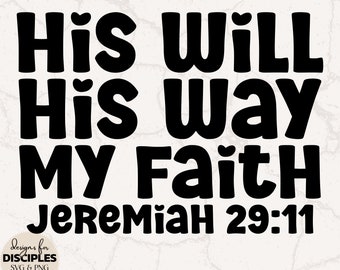 Jeremiah 29:11 SVG | Bible Verse SVG | Cute Bible Verse SVG | Cute Christian Shirt | Christian Sublimation | Christian svg | Jesus svg