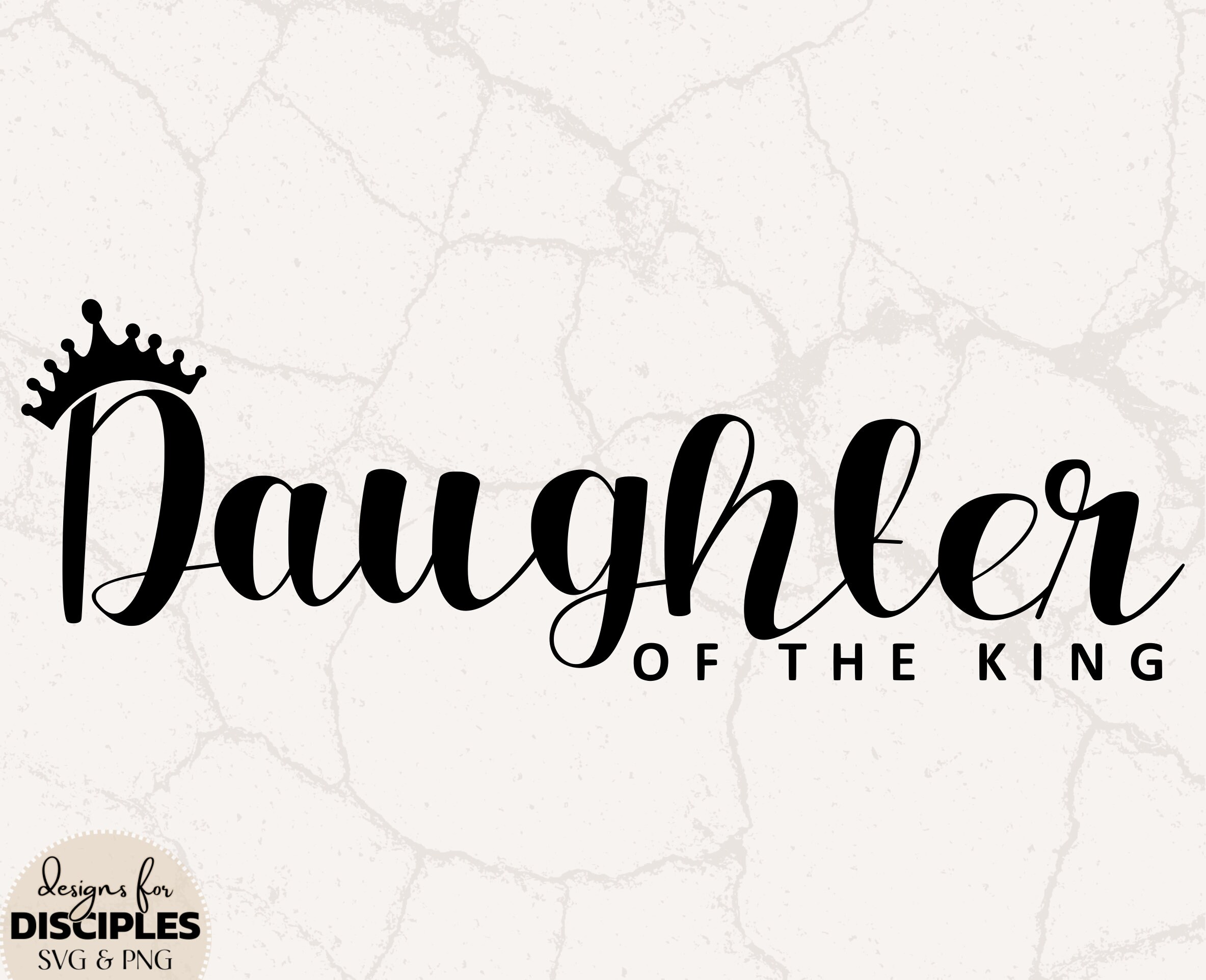 Daughter of the King SVG Christian Kids Shirt - Etsy