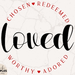 Gekozen ingewisseld waardig aanbeden geliefde SVG | Christelijke Valentijnsdag SVG | Efeziërs svg | Bijbelvers svg | Liefde als Jezus svg | Valentijn-svg