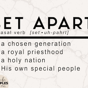 Set Apart SVG | Koszulka chrześcijańska SVG | Młodzież chrześcijańska | Chwała i uwielbienie | Sublimacja chrześcijańska | Muzyka chrześcijańska | Przysłowia SVG