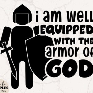 Armor Of God SVG | Bible Verse SVG | Children&#39;s Bible Verse SVG | Christian Kids Shirt | Christian Sublimation | Christian svg | Jesus svg