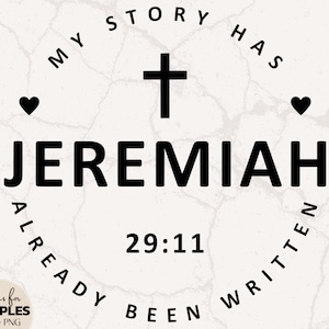 Jeremia 29:11 SVG | Christelijke T-shirts | Efeziërs svg | Bijbelvers svg | Christelijk geschenk | Christelijke SVG | Christian Cut-bestanden