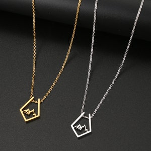 Stainless Steel Necklaces Mountain Peak Pendant Chain Collar Charm Fashion Necklace For Women Jewelry Party Men Gifts