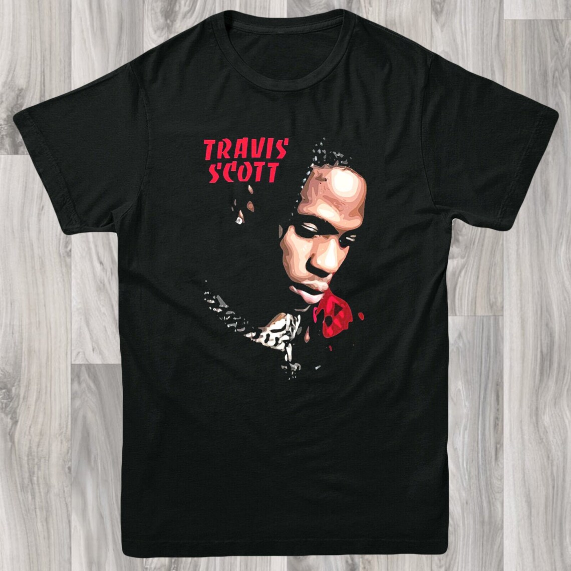 Travis Scott Band Tee T Shirt S-XL Retro Vintage Design Hip | Etsy