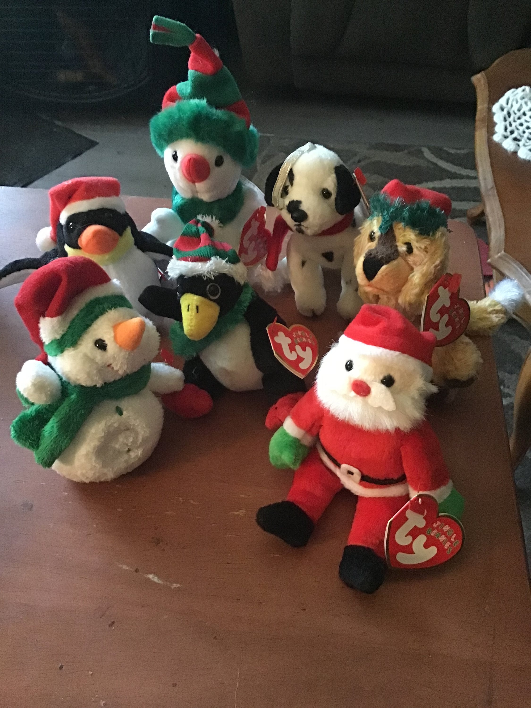 Ty mini beanie babies.assorted Christmas collection Etsy