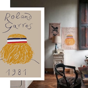 Call Me By Your Name Poster| Elio's Room Poster| Roland Garros| Poster Print| Movie Poster| Printable| Digital Download