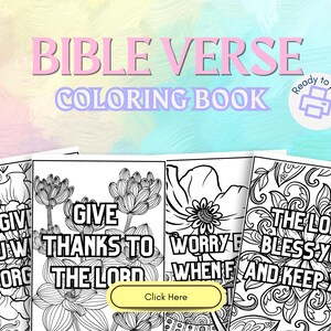 Bible Verse Adult Coloring Book