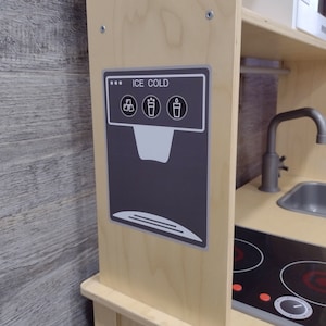 DUKTIG Water Ice Dispenser Machine Sticker IKEA Play Mud Kitchen Decal Set Bundle Vinyl