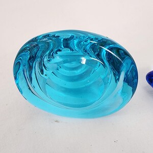 Ocean Theme Handblown Art Glass Starfish & Seashell Paperweights Home ...