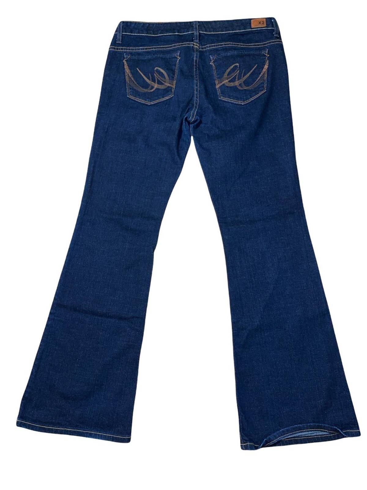 X2 Quality Denim Flare Leg Low Rise 