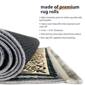 Group Family Prayer Mat Personalized, Foam Padded Muslim Rug, Mother ...