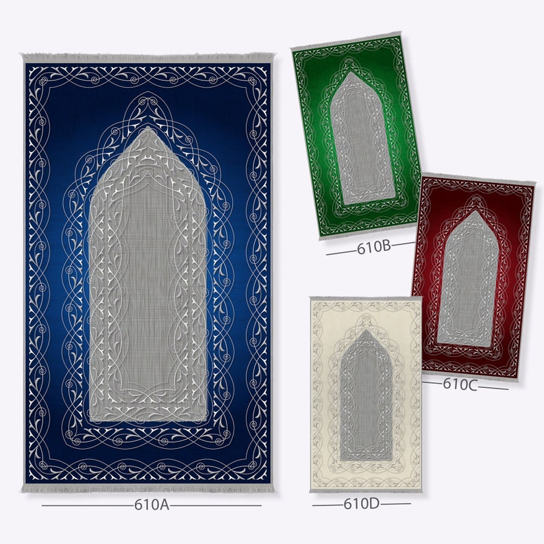 Personalized Foam Padded Prayer Mat Muslim Prayer Rug Etsy