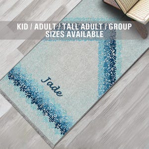 Personalized Foam Padded Prayer Mat, Muslim Prayer Rug, Janamaz, Islamic Gift, Anti-Slip Mat, Large XL Small Musallah, Designer Sejadah 401