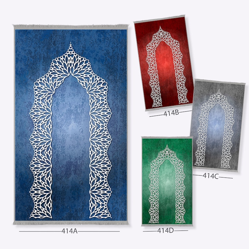 Personalized Foam Padded Prayer Mat Muslim Prayer Rug Etsy