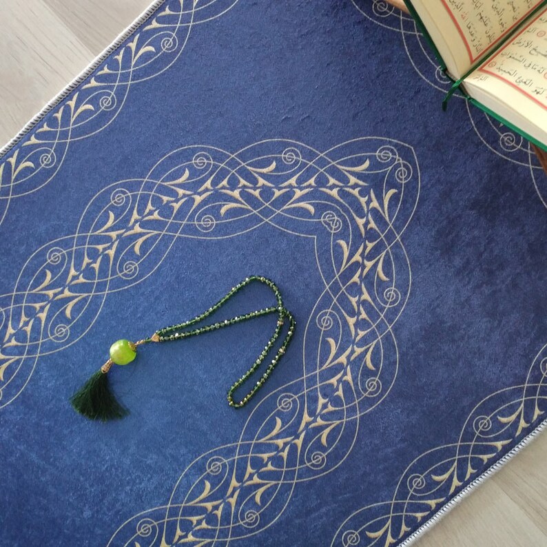 Personalized Foam Padded Prayer Mat Muslim Prayer Rug Etsy