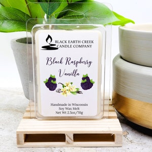 Derreter cera de baunilha e framboesa preta, Derreter cera de frutas vermelhas, Derreter com aroma de framboesa, Derreter cera de soja com alto aroma, Derreter cera de soja, Derreter cera, Derreter framboesa
