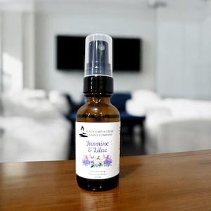 Jasmine and Lilac Room Spray- Refreshing Home Scent, Cozy Home Fragrance, Floral Room Spray, Lilac Room Scent, Jasmine Odor Eliminator