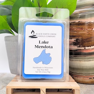 Lake Mendota Wachs Melt, Clean Scent Wachs Melt, High Scented Soy Wax Melt, Sojawachs Melt, Duftkerzen für Stövchen, Stövchen für Stövchen, Wachstörtchen Melts