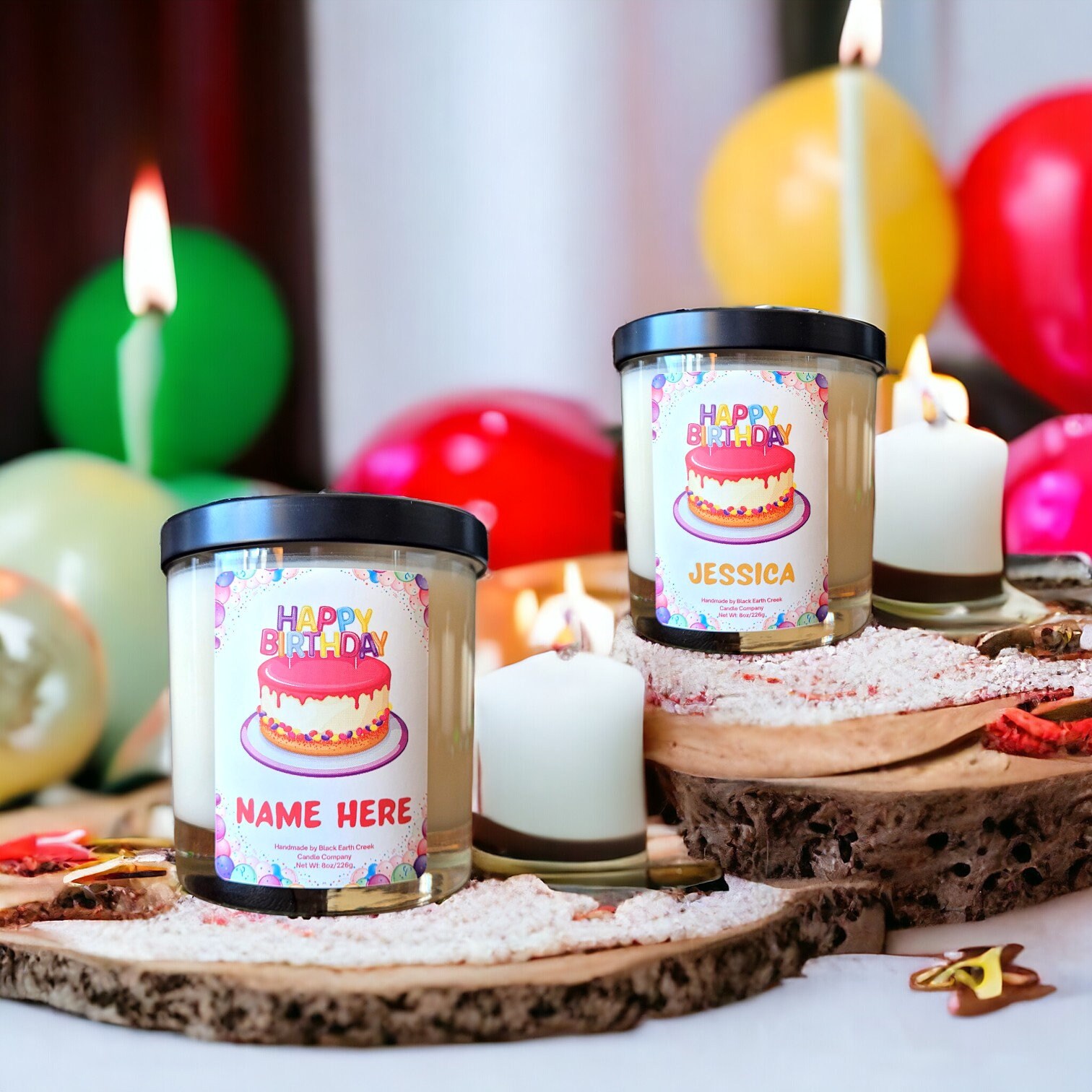 Customizable Birthday Candle, Personalized Candle, Personalized ...