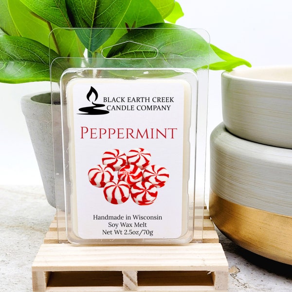 Peppermint wax melt, Peppermint wax melt, Peppermint melt, Mint wax melt, Wax melt, Scented Soy Wax Melt, Wax tart, Wax melt for warmer