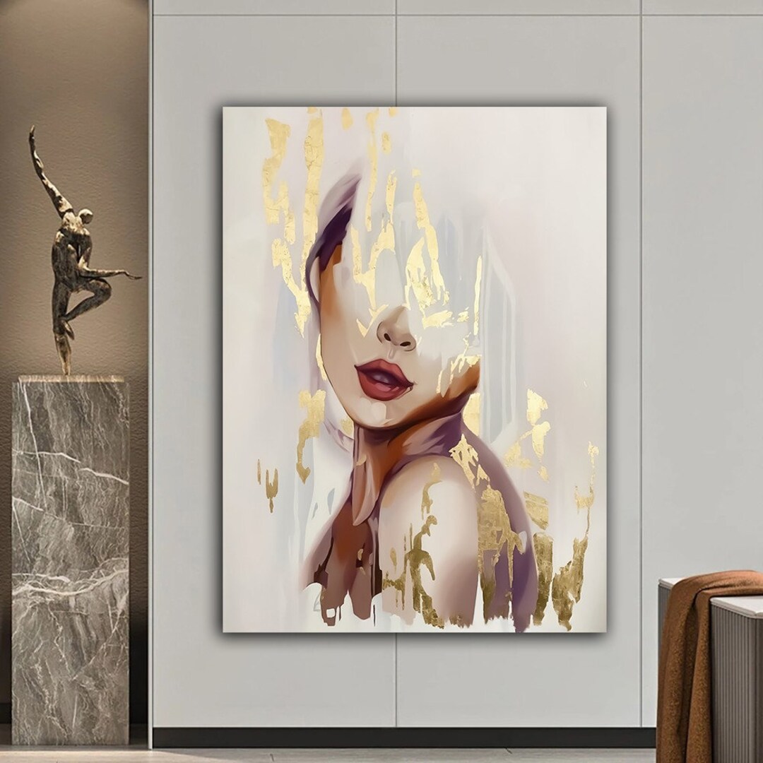 Abstract Canvas Painting Abstract Woman Canvas Print Fashion - Etsy Canada