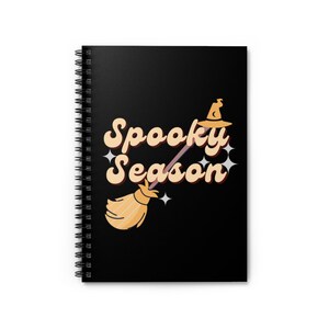 Spiral Notebook, Halloween Notebook, Journal and notebooks, halloween, spooky season, halloween witch hat, black witch hat