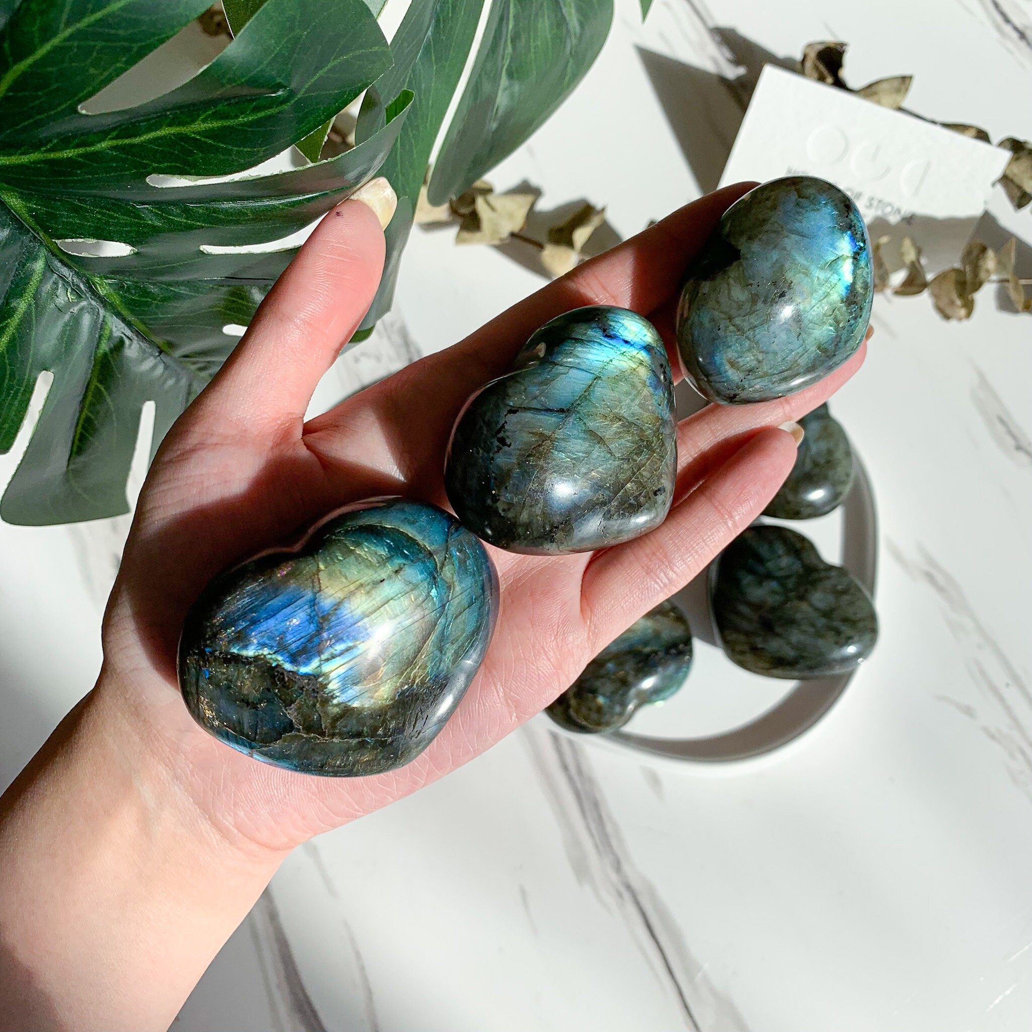 Coeur de Labradorite/Arc-En-Ciel Flash Coeur Labradorite/Coeur Labradorite Naturel/Labradorite Brute